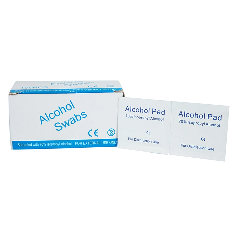 Alcohol Pads Factory Outlet CE 70% Isopropyl Alcohol Pads