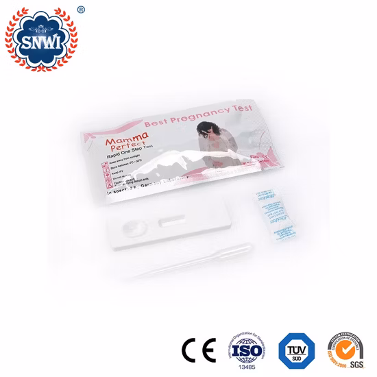 Good Price Urine HCG Pregnancy Strip Cassette Midstream Test with CE and FDA