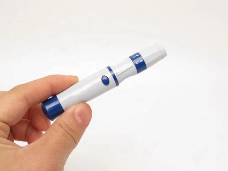 Medical Blood Lancet Pen Lancing Device with Repeated Use