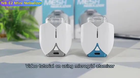Medicial Equipment Home Use Mini Hands Free Portable Mesh Low Noise Atomizer Nebulizer