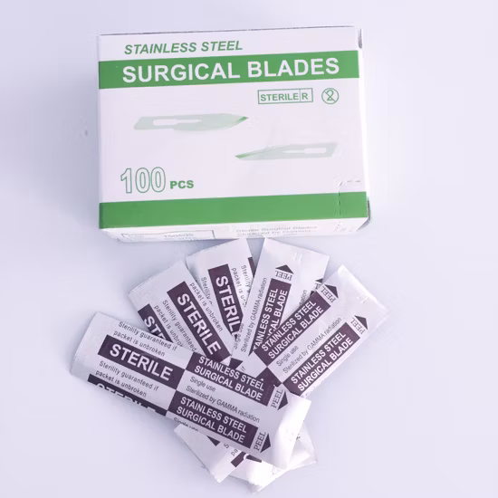 Stainless Steel Knife Blade Carbon Disposable Surgical Scalpel Blades