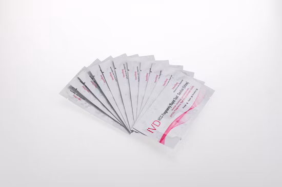 Service OEM disponible Kit de test rapide de grossesse Singclean One Step HCG (bandelette, cassette, intermédiaire)