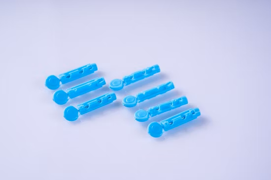 Lancette de sang stérile de torsion d'acier inoxydable d'essai diabétique de produits jetables médicaux