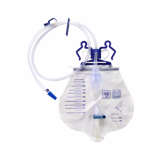 Sac de drainage urinaire de luxe 2000 ml