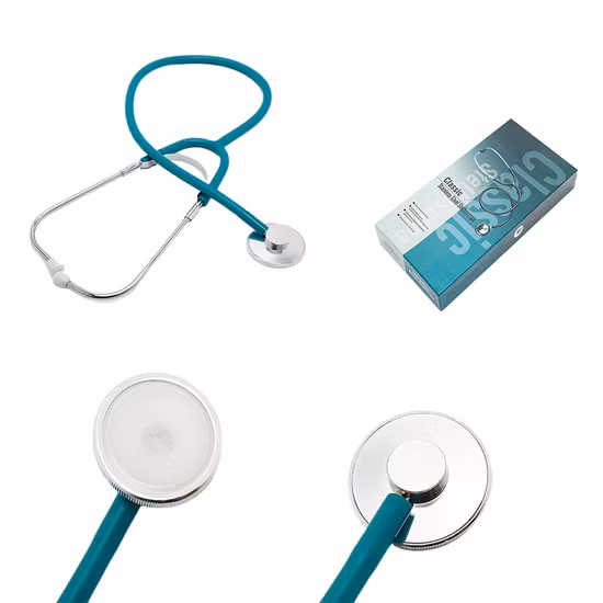 Estetoscopio de cardiologie en acier inoxydable, stéthoscope médical de classe III