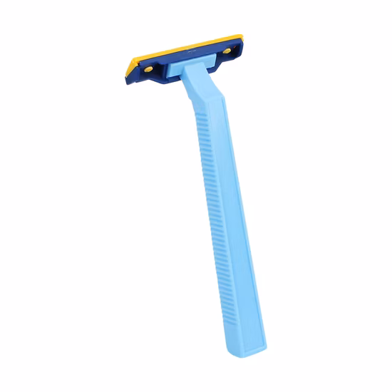 Poignée en plastique dur d'hygiène lame unique avec peigne rasoir médical/rasoir chirurgical/préparer le rasoir
